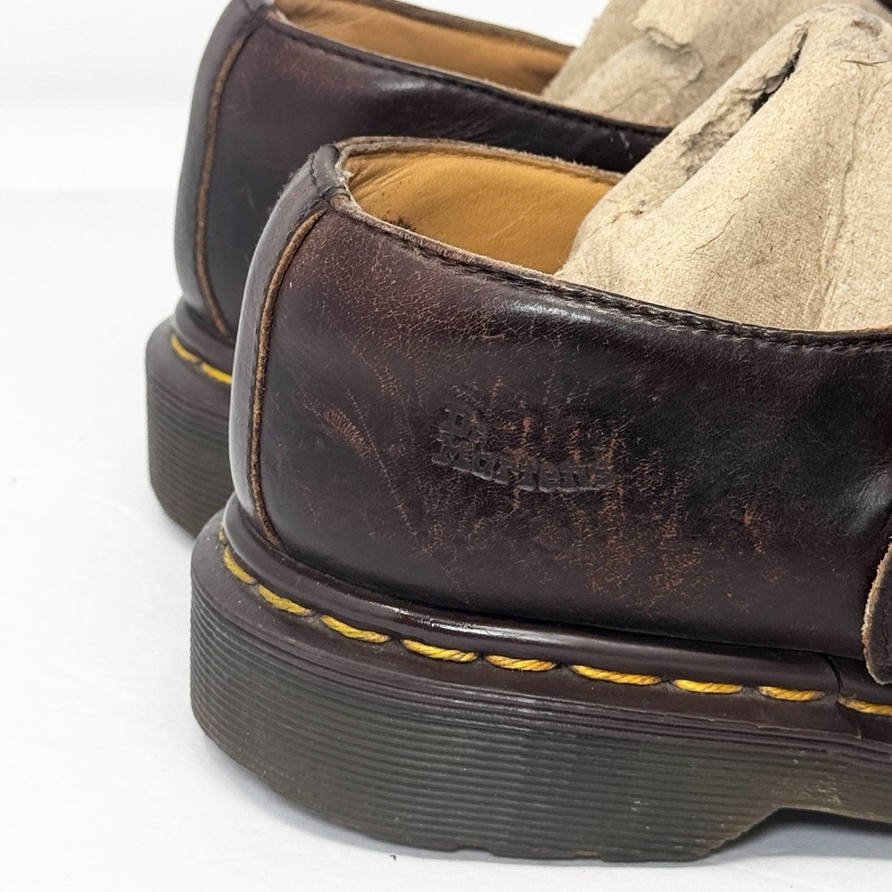 Dr. Martens Brown Leather Mary Janes - Picture 3 of 16